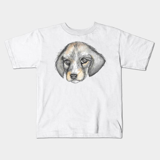 Puppy Kids T-Shirt by maxberube